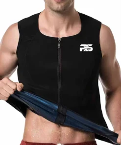 RS MEN SUANA VEST WITH ZIPPER (BLUE)