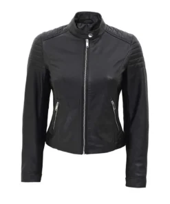 RS WS1 Women Genuine Leather Slim fit Jacket