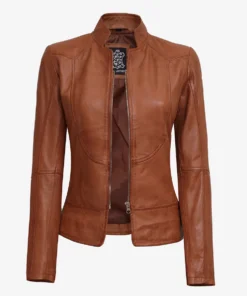 RS WS2 Women Genuine Leather Slim fit Jacket